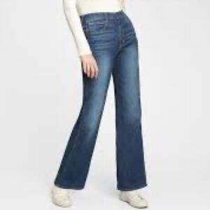 Gap vintage Flare high rise jeans Womens denim Size 34 inches Size 18R cotton